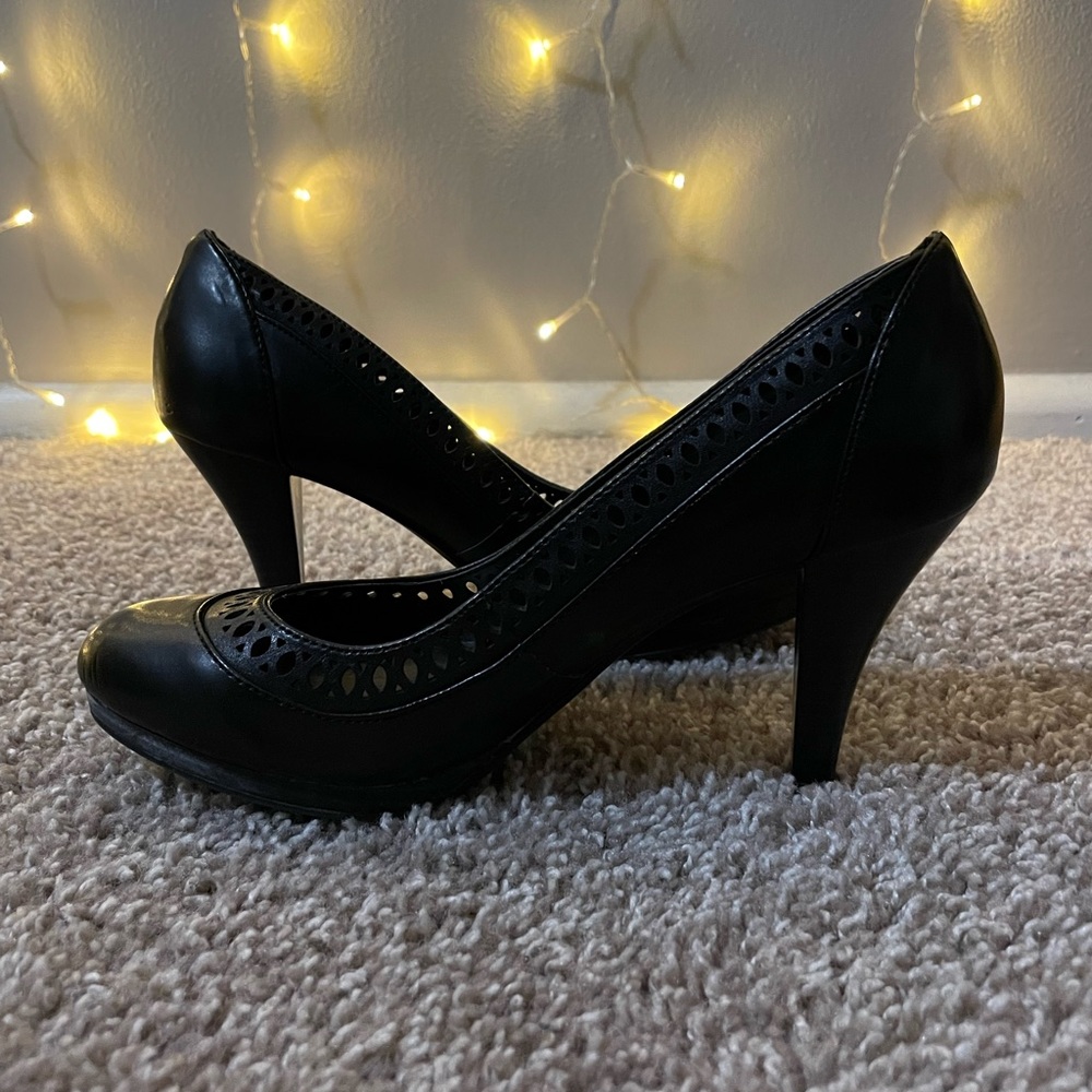 Black heels